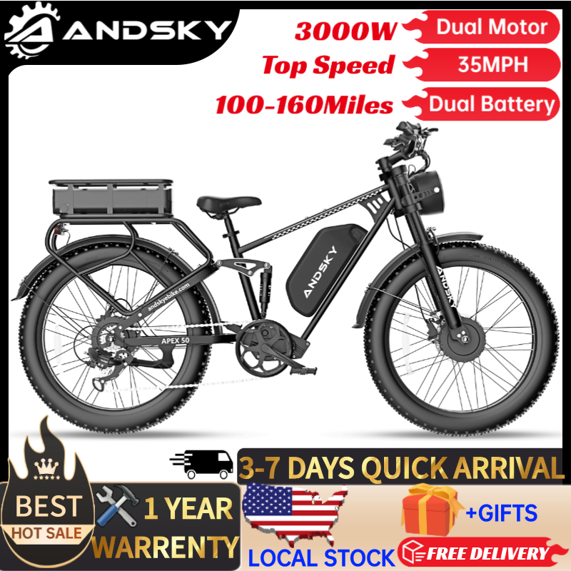 Outdoor Power Tool Kit - Rower elektryczny ANDSKY Apex50 AWD, 3000W,