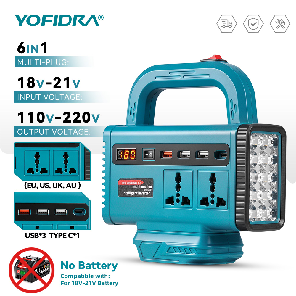 Przetwornica napięcia YOFIDRA  – Outdoor Power Adapter Usb C recenzja i cena