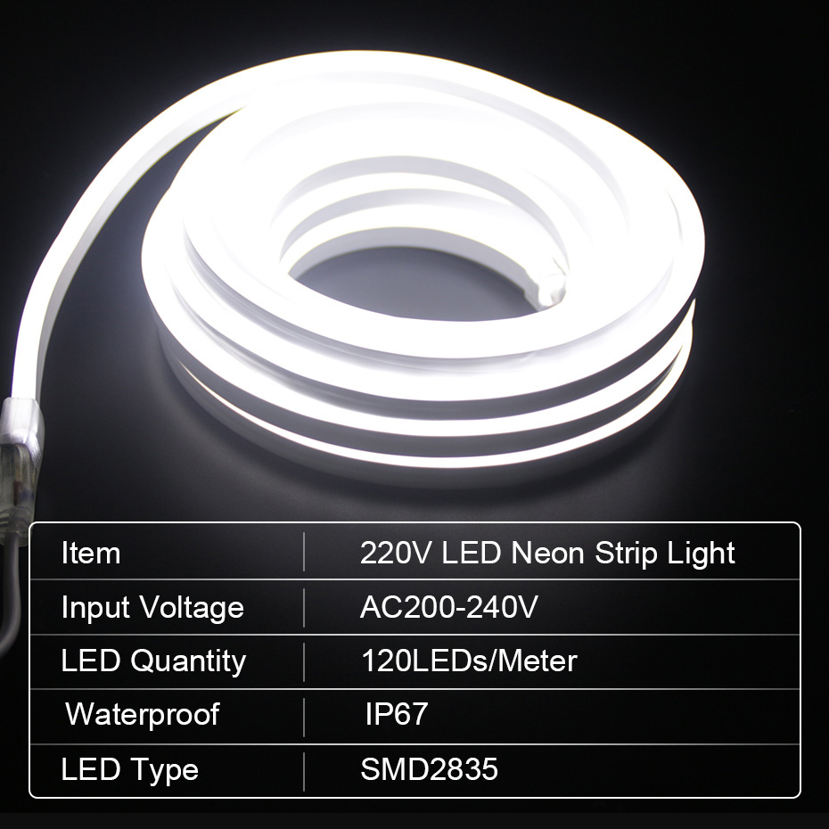 Taśma Neonowa LED 220V 2835 12 – Outdoor Power Strip Weatherproof recenzja i cena